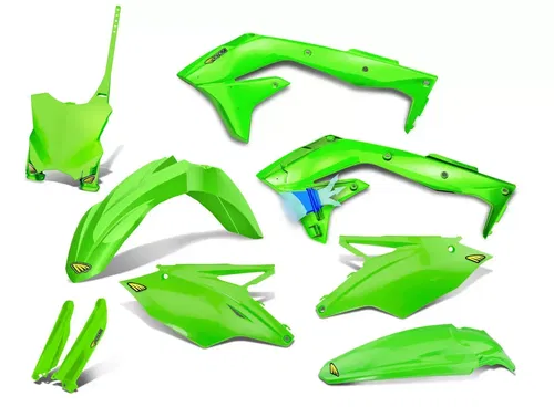 Cycra Racing All Green Powerflow Plastic Body Kit For Kawasaki KX 450 F 16-17