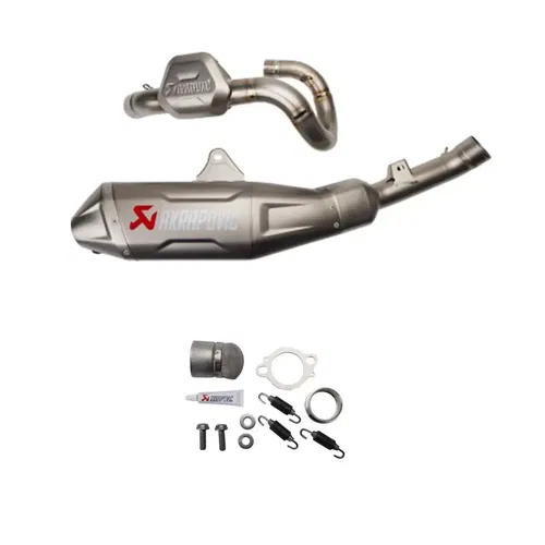 AKRAPOVIC FULL EXHAUST SYSTEM TITANIUM 2022-2025 CRF250R CRF250RX