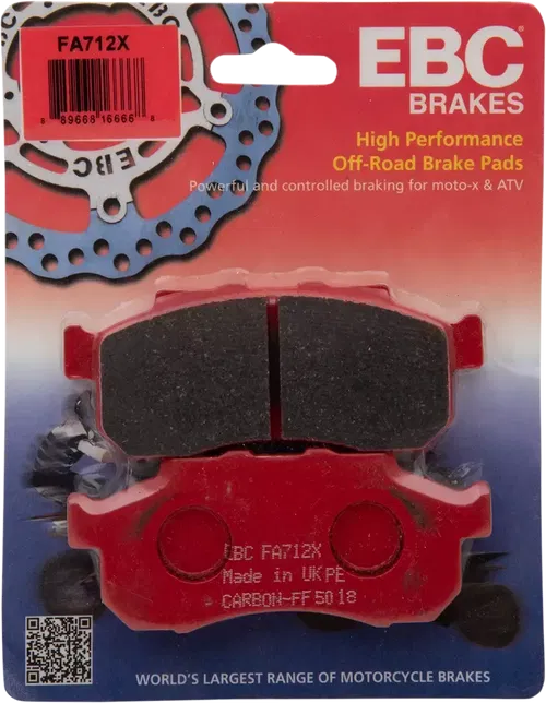 EBC Sport Carbon "X" Brake Pads FA712X