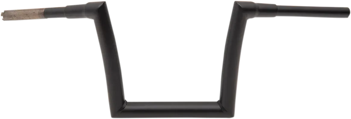 Todd's Cycle 1 1/2" Strip Handlebars 10" Rise Black Flat 0601-4882