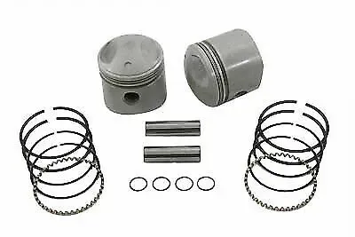 V-Twin Replica 74" Overhead Valve Piston Set .030 Over 11-0219