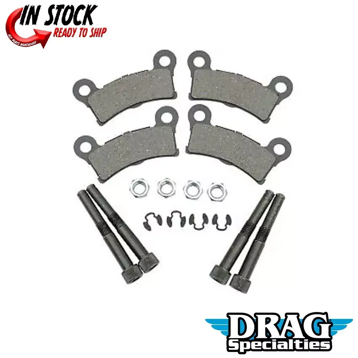 Drag Specialties Semi-Metallic Rear Brake Pads for Harley Trike 09-13