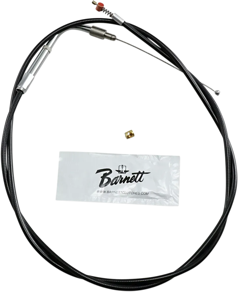 BARNETT Black Vinyl Idle Cable - Fits +6" 101-30-40016-06