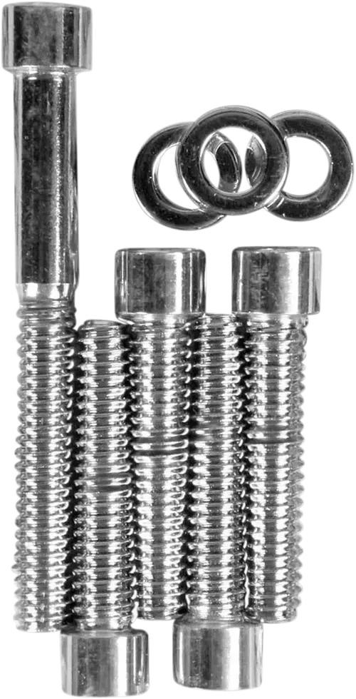 DRAG SPECIALTIES Bolt Set - Transmission Top Cover - Knurled/Socket-Head MK360S