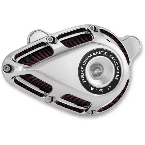 Performance Machine Jet Air Cleaner for 1993-2017 Harley* Chrome