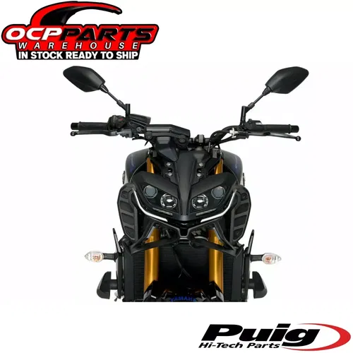 NEW PUIG 2018 - 2020 YAMAHA MT-09 / SP BLACK DOWNFORCE FRONT SPOILER 3482J