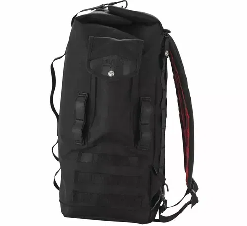 Burly Brand B15-1013B Black Motorcycle Sissy Bar Cargo Bag Luggage Backpack