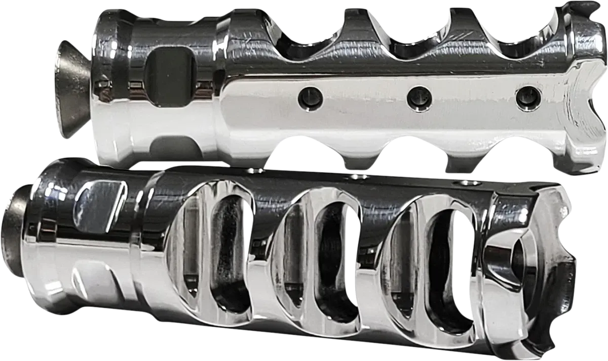 ACCUTRONIX Muzzle Brake Shifter Peg - Heel/Toe - Chrome PT320-AKC