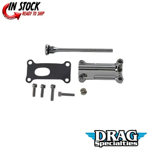 Drag Specialties Chrome Engine Oil Spout Kit Harley 99-01 FLHT/FLHR/FLTR