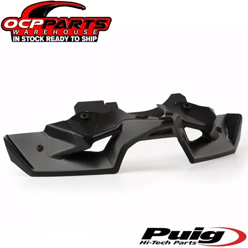 NEW PUIG 2022 - 2023 KAWASAKI Z900 900SE BLACK DOWNFORCE FRONT SPOILER 20626J