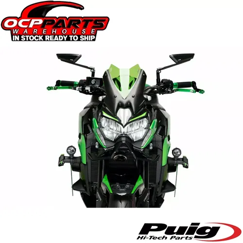 NEW PUIG 2022 - 2023 KAWASAKI Z900 900SE BLACK DOWNFORCE FRONT SPOILER 20626J