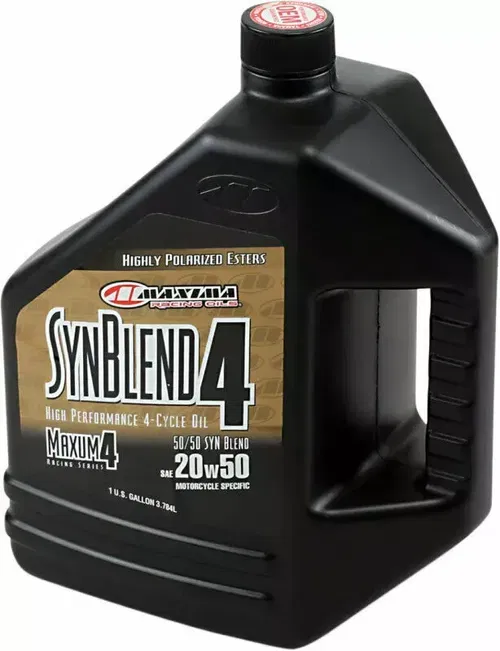 Maxima Racing Oil SynBlend Semi-Synthetic 4-Stroke Motor Oil | 20W-50 | 1 Gallon