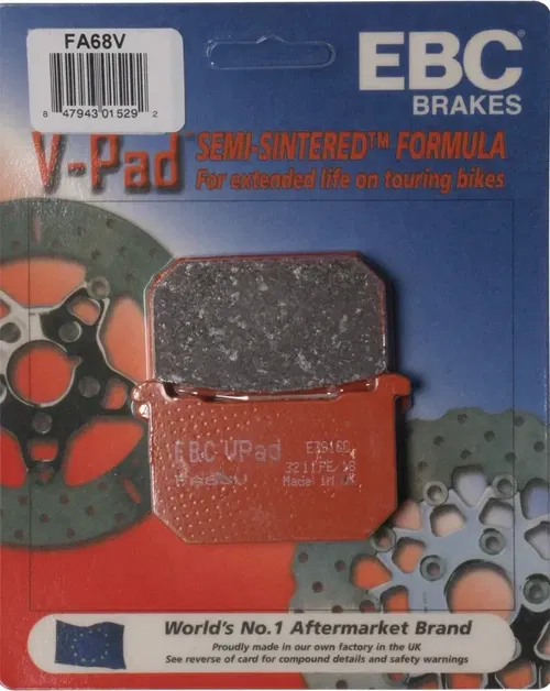 EBC Semi-Sintered V Brake Pads FA68V