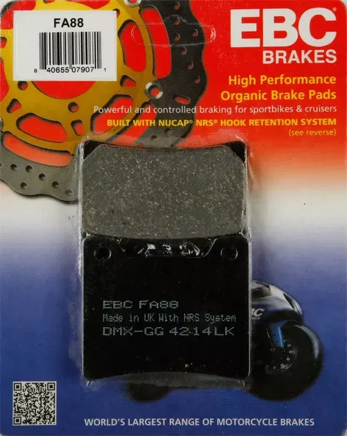 EBC Organic  Brake Pads FA88