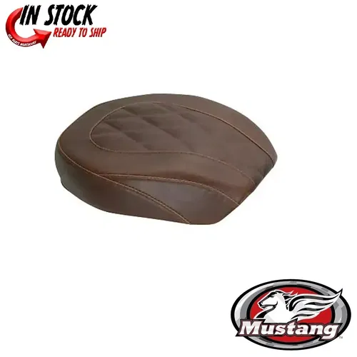 Mustang Brown Diamond Rear Tripper Seat for Mustang Solo Tripper 2006-17 Dyna