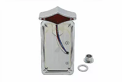 Chrome Diamond LED Vertical Tail Lamp Assembly for Harley Davidson by V-Twin