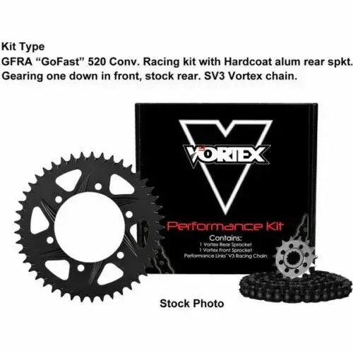 Vortex Yamaha R6 2006-2018 520 Chain Sprocket Kit 15-45 520SX3