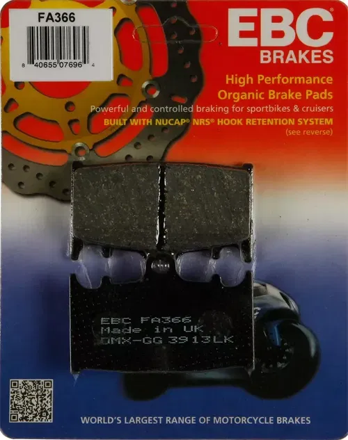 EBC Organic  Brake Pads FA366