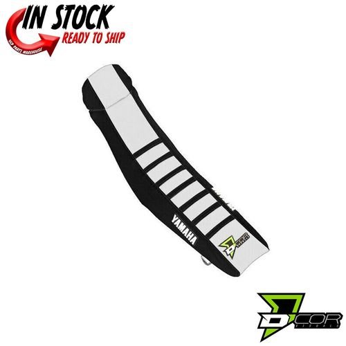 D'COR Seat Cover Black/White/Black Yamaha YZ450F YZ 450F 2023 NEW