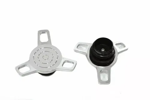 Spinner Style Vented and Non-Vented Gas Cap Set for Harley Davidson by V-Twin