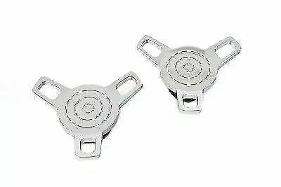 Spinner Style Vented and Non-Vented Gas Cap Set for Harley Davidson by V-Twin