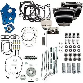 Power Pack Gear Drive Black Oil Cooled for M8 0904-0074 S&S Cycle