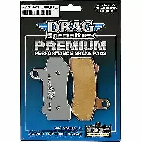 Drag Specialties Sintered Metal Front Brake Pads for Harley Touring 1721-2483