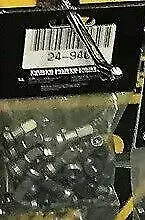 Moose Racing MX1 Motorcycle Anodized 9 Gauage Nipple Set TI-Grey 0211-0200