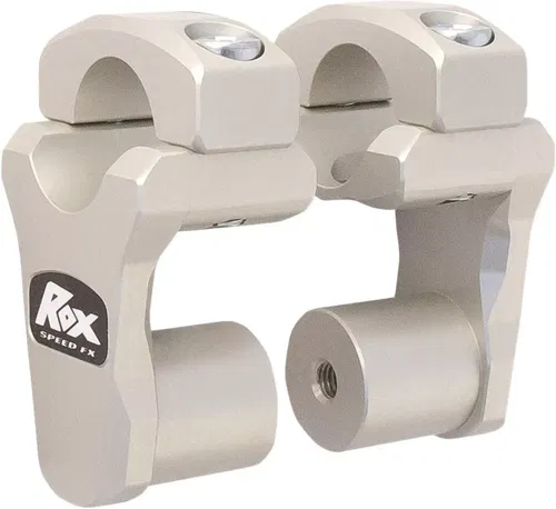 Rox Speed FX - 2" Pivoting Riser for 1-1/8" Handlebars Matte Aluminum 1R-P2PPA