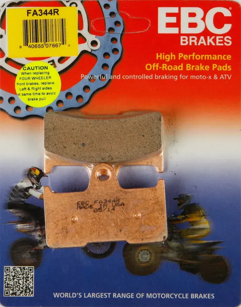 EBC R Series Long Life Sintered Brake Pads FA344R