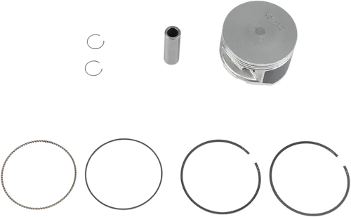 WSM Piston Kit - Fits 93.00 Mm - Honda 50-218-07K