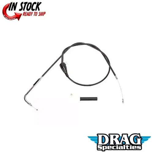 DRAG SPECIALTIES 0651-0154 Black Vinyl Idle Cable 31-3/4"