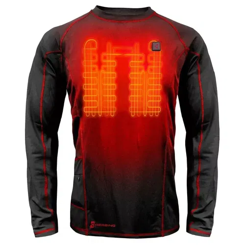 2025 GERBING HEATED CLOTHING 7V BATTERY HEATED SHIRT BASE LAYER - PICK SIZE
