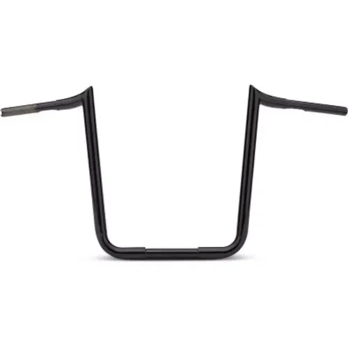 LA Choppers Gloss Black 1-1/4" Prime Ape Hanger 18" Handlebars HD Softail 18-21
