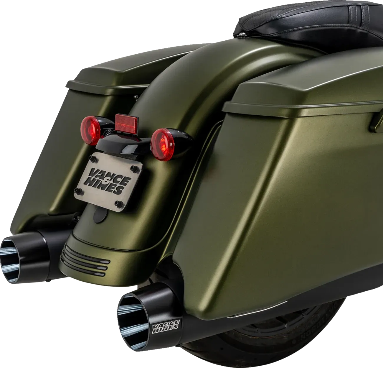 VANCE &amp; HINES Blackbird Fits 450 Slip-On Mufflers - Black 46792