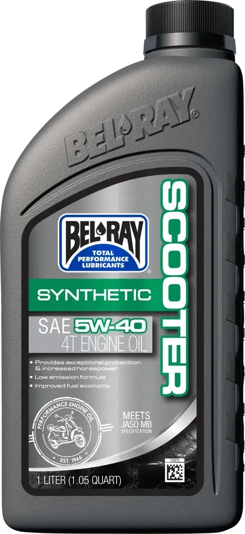 BEL-RAY FuLL Synthetic Scooter OiL - 5W40 - Fits 1 L 303063150160