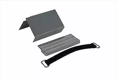 Battery Cover Kit Chrome Smooth for Harley Davidson by V-Twin