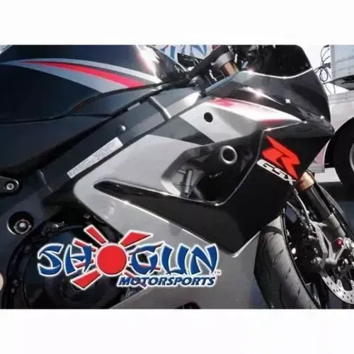 Suzuki 2005-2006 GSXR1000 GSXR-1000 Shogun Frame Sliders - No Cut Version Black