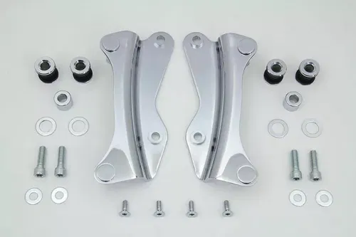 4 Point Docking Hardware Kit Chrome,for Harley Davidson,by V-Twin
