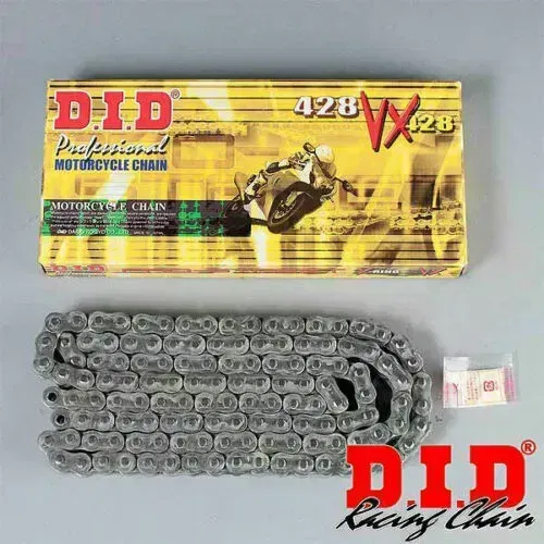 DID 428 VX Pro-Street Series X-Ring Chain (Natural) 120 Links