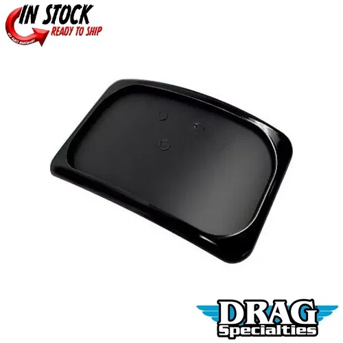 Drag Specialties Black Small Radius License Plate Mount Assembly 3-Bolt Mount
