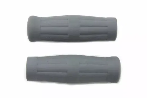 Grey Grip Set 1909 Style for Harley Davidson by V-Twin