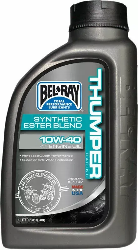 Bel-Ray Thumper Racing Synthetic Ester Blend 4T Motor Oil | 10W-40 | 1 Liter