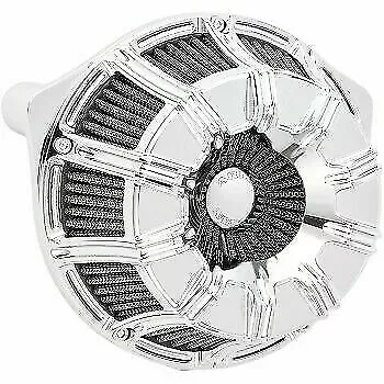 Arlen Ness Chrome 10-Gauge Inverted Series Air Cleaner Kit for Harley 1010-1504