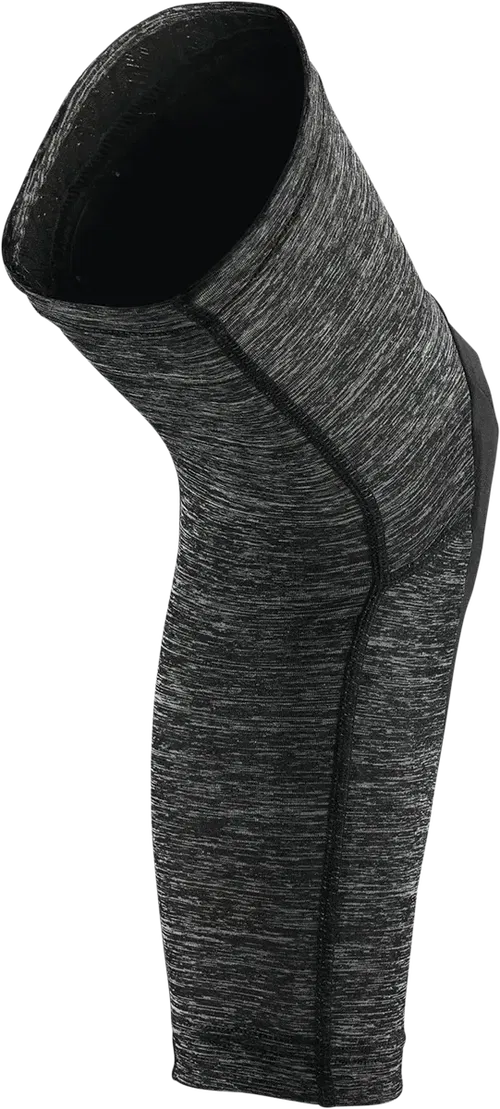 100% Teratec Knee Guards - Heather Gray/Black - Small 70003-00005