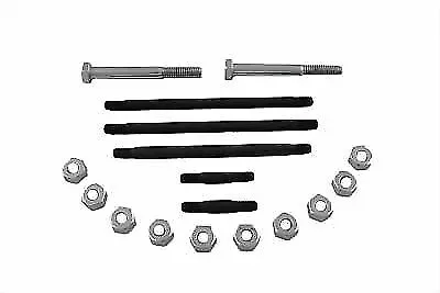 Engine Case Bolt Kit Chrome for Harley Davidson by V-Twin
