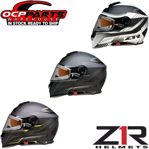 NEW Z1R SOLARIS MODULAR SCYTHE ELECTRIC SNOWMOBILE HELMET - PICK COLOR & SIZE