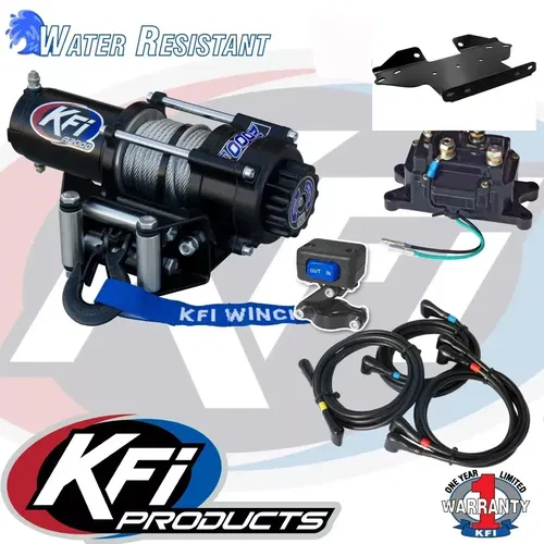 KFI WINCH 2000 LBS AND MOUNT KIT W MOUNT KAWASAKI 2005-2014 BRUTE FORCE 650 4X4