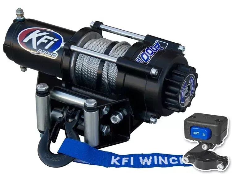 KFI WINCH 2000 LBS AND MOUNT KIT W MOUNT KAWASAKI 2005-2014 BRUTE FORCE 650 4X4