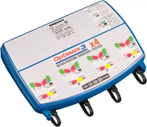 Tecmate Optimate 3 Charger TM455 3 x 4